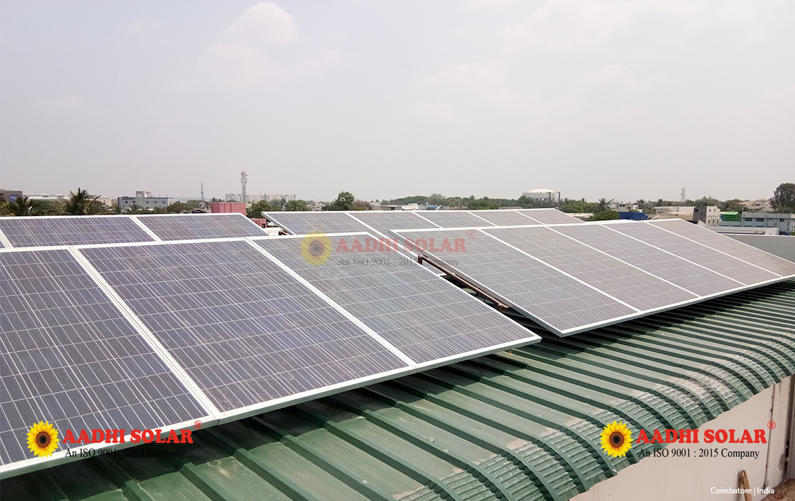 Aadhi Solar Power Plant On Grid